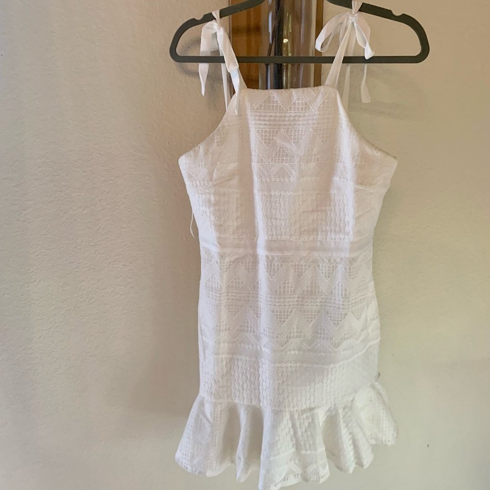 Jaus Shona Dress - White